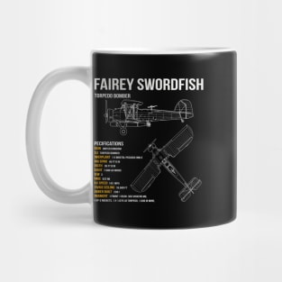 Fairey Swordfish WW2 Bi-Plane Mug